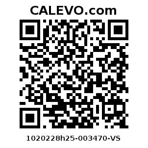 Calevo.com Preisschild 1020228h25-003470-VS