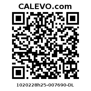 Calevo.com Preisschild 1020228h25-007690-DL