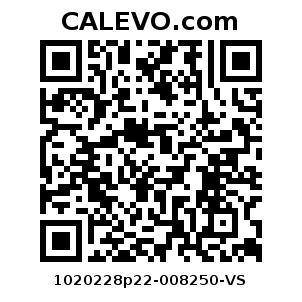 Calevo.com Preisschild 1020228p22-008250-VS