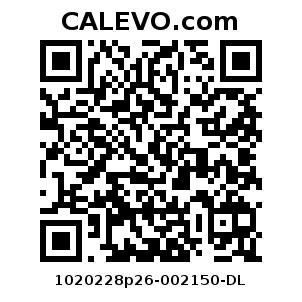 Calevo.com Preisschild 1020228p26-002150-DL