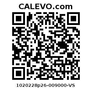 Calevo.com Preisschild 1020228p26-009000-VS