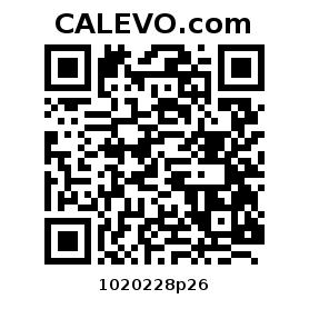 Calevo.com Preisschild 1020228p26