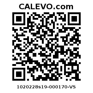 Calevo.com pricetag 1020228s19-000170-VS