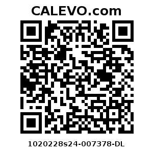 Calevo.com Preisschild 1020228s24-007378-DL