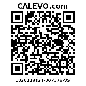 Calevo.com Preisschild 1020228s24-007378-VS