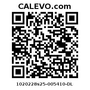 Calevo.com pricetag 1020228s25-005410-DL