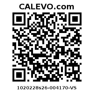 Calevo.com Preisschild 1020228s26-004170-VS