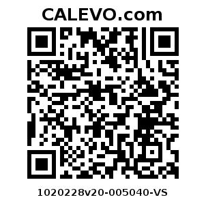 Calevo.com Preisschild 1020228v20-005040-VS