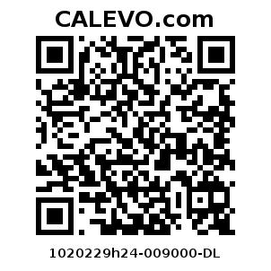 Calevo.com pricetag 1020229h24-009000-DL