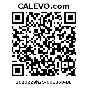 Calevo.com Preisschild 1020229h25-001360-DL