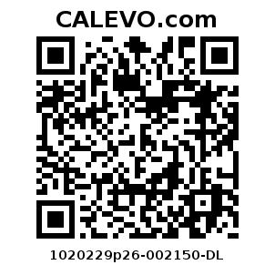 Calevo.com Preisschild 1020229p26-002150-DL