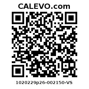 Calevo.com Preisschild 1020229p26-002150-VS