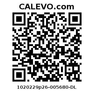 Calevo.com Preisschild 1020229p26-005680-DL