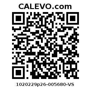 Calevo.com Preisschild 1020229p26-005680-VS