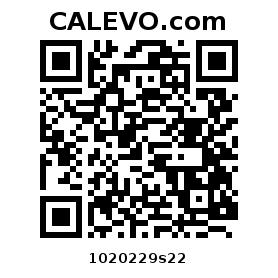 Calevo.com Preisschild 1020229s22