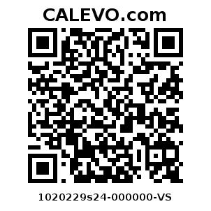Calevo.com pricetag 1020229s24-000000-VS