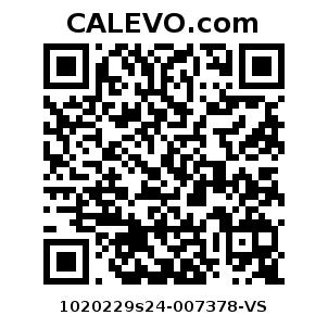 Calevo.com Preisschild 1020229s24-007378-VS
