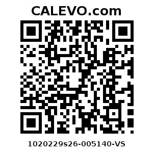 Calevo.com Preisschild 1020229s26-005140-VS