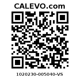 Calevo.com Preisschild 1020230-005040-VS