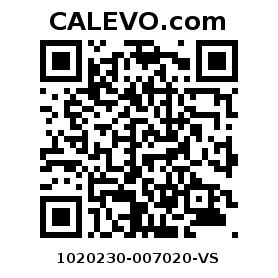 Calevo.com Preisschild 1020230-007020-VS