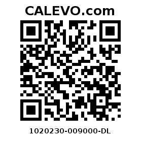 Calevo.com pricetag 1020230-009000-DL