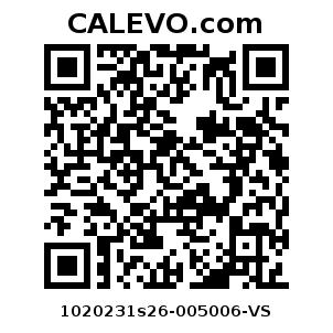 Calevo.com Preisschild 1020231s26-005006-VS