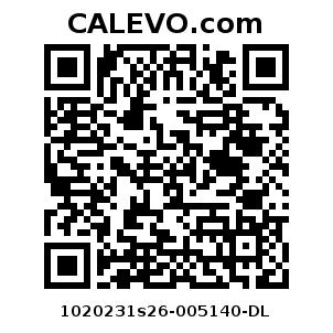 Calevo.com Preisschild 1020231s26-005140-DL