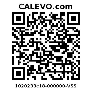 Calevo.com Preisschild 1020233c18-000000-VSS
