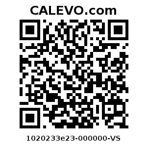 Calevo.com Preisschild 1020233e23-000000-VS