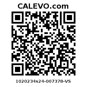 Calevo.com Preisschild 1020234s24-007378-VS