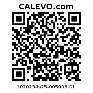 Calevo.com pricetag 1020234s25-005006-DL