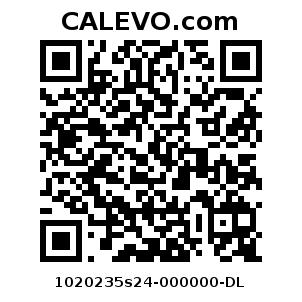 Calevo.com Preisschild 1020235s24-000000-DL
