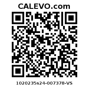 Calevo.com Preisschild 1020235s24-007378-VS