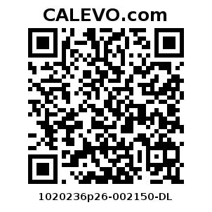 Calevo.com Preisschild 1020236p26-002150-DL