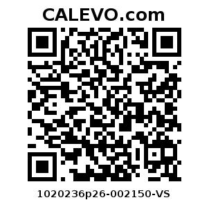 Calevo.com Preisschild 1020236p26-002150-VS