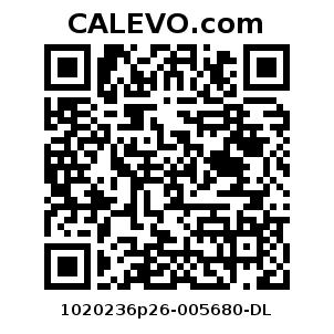 Calevo.com Preisschild 1020236p26-005680-DL
