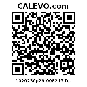 Calevo.com Preisschild 1020236p26-008245-DL