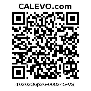 Calevo.com Preisschild 1020236p26-008245-VS