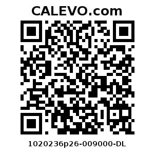 Calevo.com Preisschild 1020236p26-009000-DL