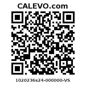 Calevo.com pricetag 1020236s24-000000-VS