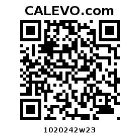 Calevo.com Preisschild 1020242w23