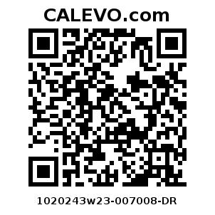 Calevo.com Preisschild 1020243w23-007008-DR