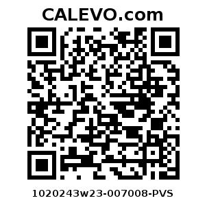 Calevo.com Preisschild 1020243w23-007008-PVS