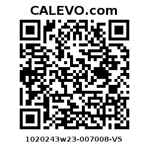 Calevo.com Preisschild 1020243w23-007008-VS