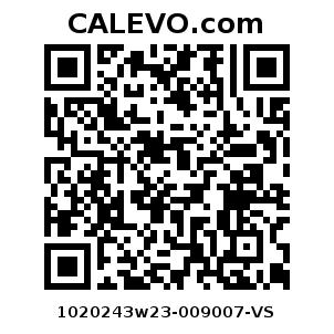 Calevo.com Preisschild 1020243w23-009007-VS