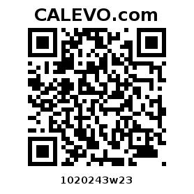 Calevo.com pricetag 1020243w23