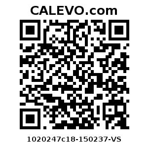 Calevo.com Preisschild 1020247c18-150237-VS