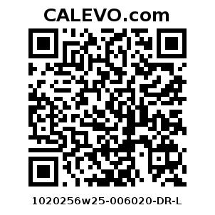 Calevo.com Preisschild 1020256w25-006020-DR-L
