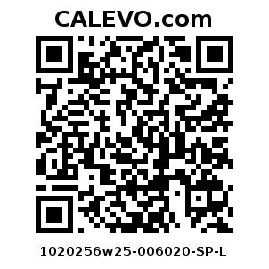 Calevo.com Preisschild 1020256w25-006020-SP-L