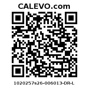 Calevo.com Preisschild 1020257s26-006013-DR-L